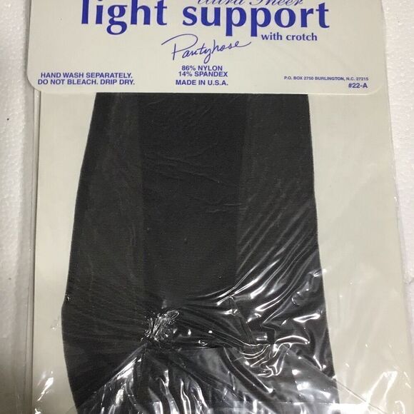 Vintage light support, ultrasheer, petite pantyhose - Picture 5 of 5